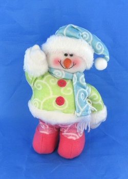 カラフルな雪だるま (6個入)