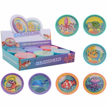 大きな丸い迷路ゲーム 海の生き物 (24個セット)