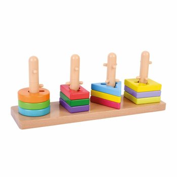 JOUECO 木製迷路パズル - 12ヶ月以上