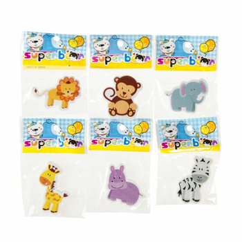 動物消しゴムミックス ディスプレイ付 (30個入り)