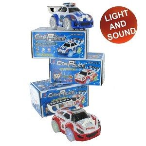 ミステリー走行 パトカー レーシングカー (2個セット)