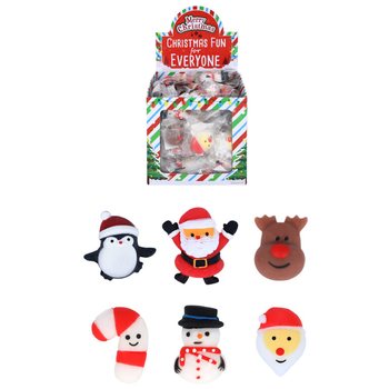 クリスマス スクイーズ フィギュア つかみ取り・景品用 (96個入)