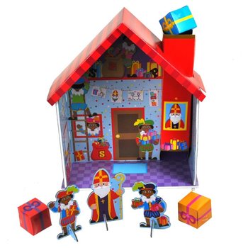 3D サンタクロース・ニコラウスの家 組み立てパズル（2個入り）