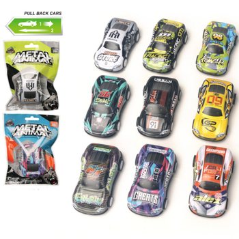 メタル プルバック ミニカー ギフトバッグ入り（24個セット）