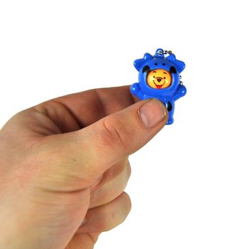回転する顔のクマのキーホルダー (24個セット)