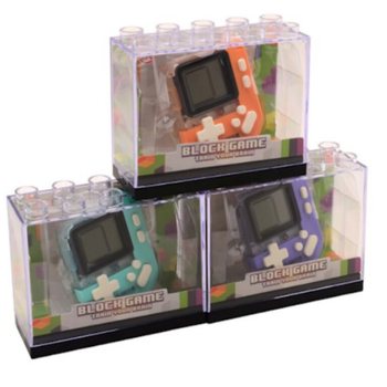 ブロックゲーム機 - ミックスカラー - ディスプレイ入り (12個入り)
