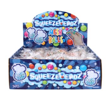 SQUEEZY BEADZ メッシュボール ディスプレイ付き（36個入）