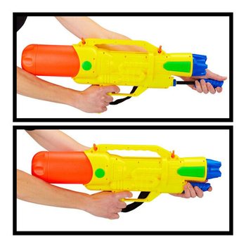 XXL 水鉄砲 - スーパーソーカー 水鉄砲 - サイズ: 63.5 x 10 x 26 CM - ダブルショット 水鉄砲 (1個)