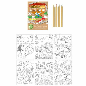 恐竜お絵かきセット エコフレンドリー (25個セット)