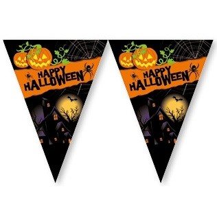 Happy Halloween ガーランド - 2.3メートル (6個セット)