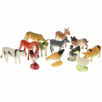 農場の動物フィギュア 12点セット