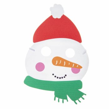クリスマス フォームマスク ミックス - サンタ、トナカイ、スノーマン (48個セット)