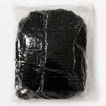 キッズ用 ピートウィッグ 黒髪カール＆おさげ三つ編み (1個)