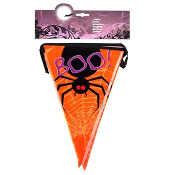 フラッグガーランド BOO スパイダー - 6メートル (6個入)
