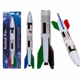 激安大特価 | XL 巨大ロケット4色ボールペン (12本セット)