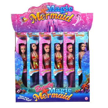 人魚の大きな人形 ディスプレイ入り (12体セット)