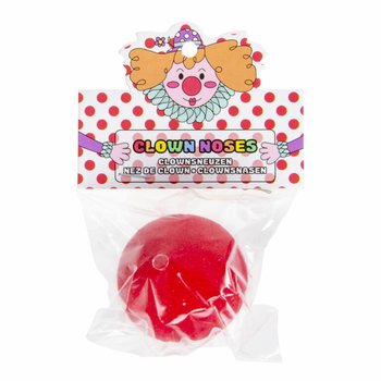 赤いフォームのピエロの鼻 (48個セット)