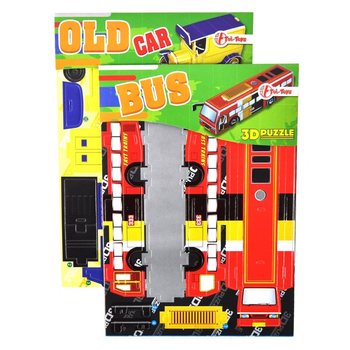 3D 車パズル ディスプレイ入り (64個)