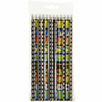 恐竜 鉛筆 消しゴム付き（12本セット）