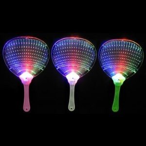 LED 光る扇子 ディスプレイ付 (12個セット)