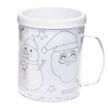 クリスマス - 自分で色を塗るマグカップ (2個セット)