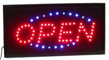 LED店舗看板「OPEN」- 2色発光
