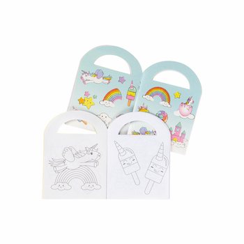 ミニ ユニコーン ぬりえ（ステッカー付、48冊セット）