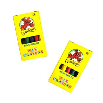 4色クレヨンセット 箱入り (25個セット)