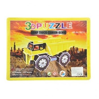 大型3Dパズル &ndash; 工事現場 ダンプカー (2個セット)