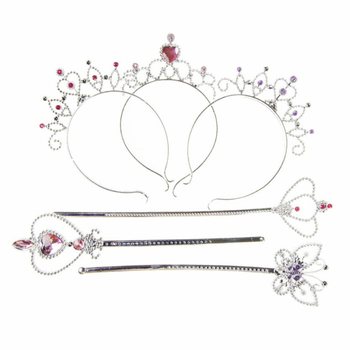 プリンセスステッキ ＆ ティアラ セット (12個入り)