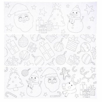 クリスマス - 自分で色を塗るマグカップ (2個セット)