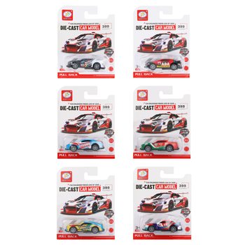 プルバック レーシングカー 台紙付き (12個セット)