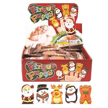クリスマス 指人形 - モデル：クリスマス フィギュア (96個入)
