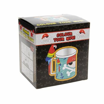 パイレーツ - 自分で色を塗るマグカップ (2個セット)