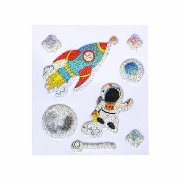 グリッターステッカー - モデル：宇宙 (100枚入)