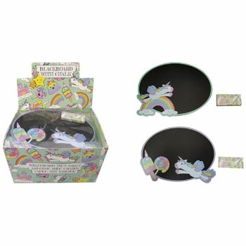 ユニコーン黒板 チョーク付き (24個セット ディスプレイ)