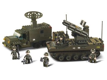 Sluban 陸軍 ミサイル防衛システム M38-B6700 ブロック玩具 (1個)