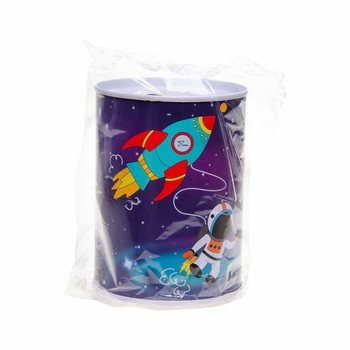 宇宙デザイン ブリキ貯金箱 (12個セット)