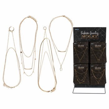 **超激安** ファッションジュエリー コンプリートディスプレイ - ネックレス (48個入)
