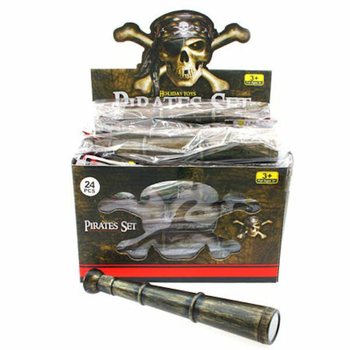 海賊の双眼鏡 ディスプレイ付き (24個入)