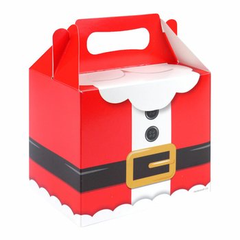 メニューボックス - クリスマス サンタクロース - 14 x 9.5 x 18 cm (12個入)