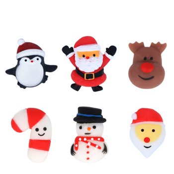 クリスマス スクイーズ フィギュア つかみ取り・景品用 (96個入)