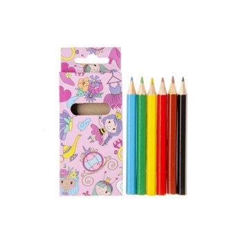6色色鉛筆セット - プリンセス（24個セット）