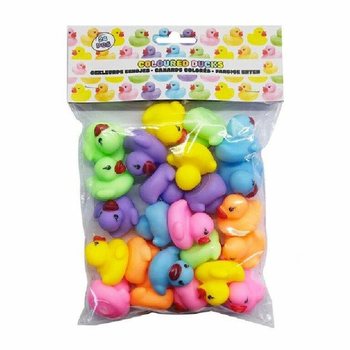 カラフル ミニお風呂のあひる (24個セット)