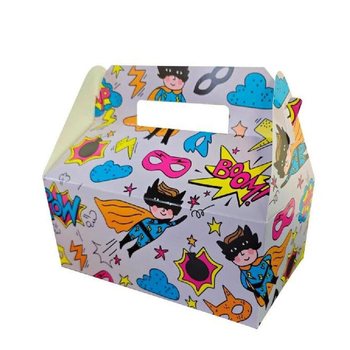 キッズメニューボックス スーパーヒーロー - 22.5 x 12 x 9.5 cm (24枚入)