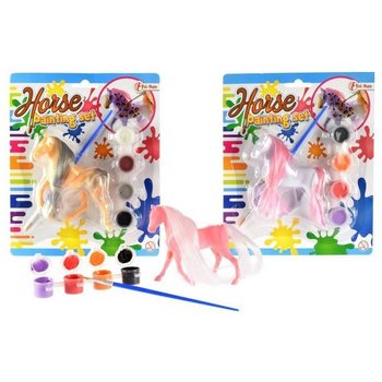 自分だけの夢の馬をペイントしよう クリエイティブセット (4個入)