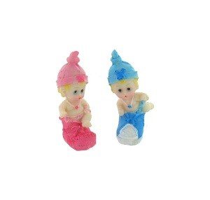 靴の中の赤ちゃん デコレーション 7 cm (16個入)