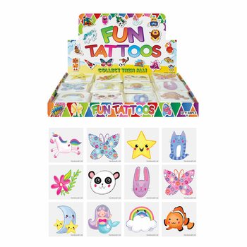 ファンタトゥー 女の子向け | 48パック入りディスプレイ（1パック12枚入）