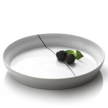 MENU - BLACK CONTOUR キッシュ皿 26 CM (1個)