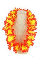 ハワイアン レイ 花首飾り (12個入)